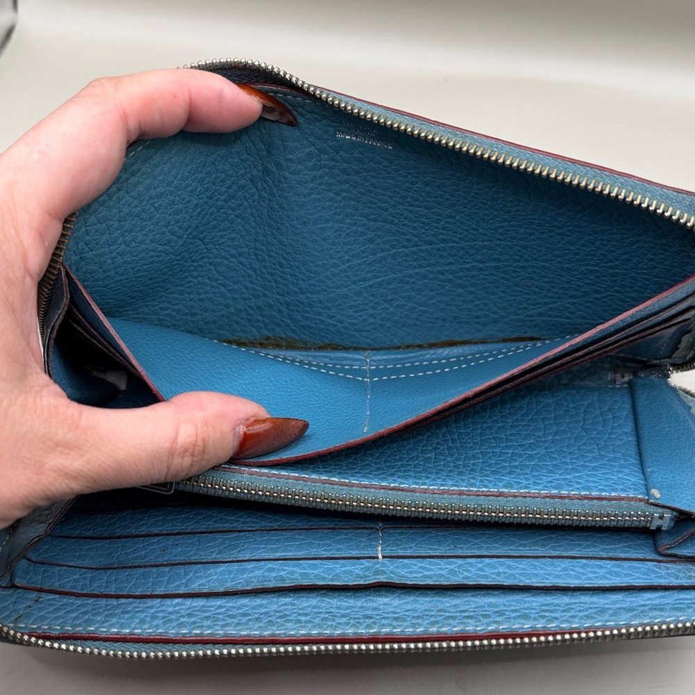 Hermes Long Azap Epsom Leather Wallet - Picture 8 of 12